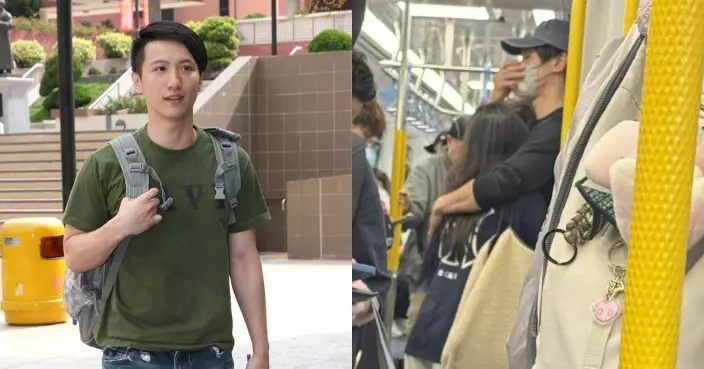 周永恒車廂攬女被斷正 親解「妙齡女」身份：係我老婆！