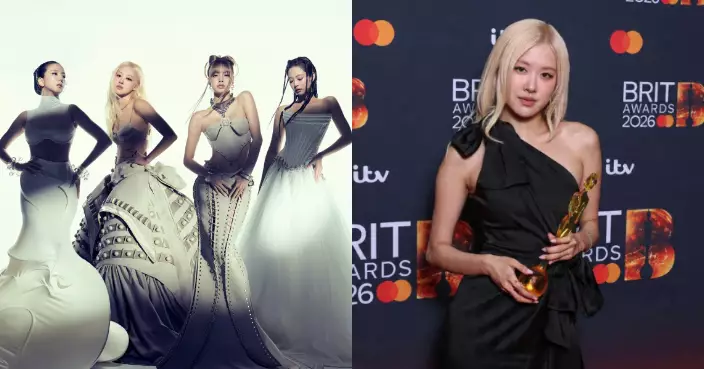 BP專輯首日銷量刷新歷史 Rosé摘全英音樂獎創K-pop新一頁