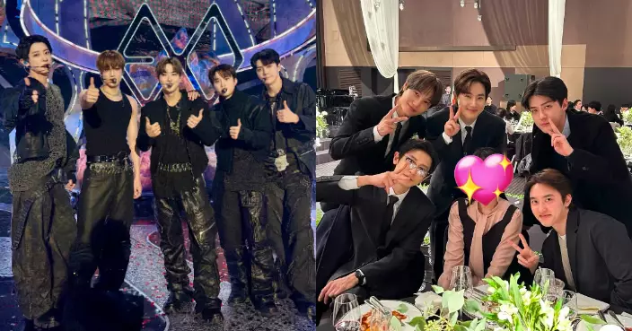 EXO成員齊聚SUHO哥哥婚禮 燦烈親姐姐公開合照成熱話