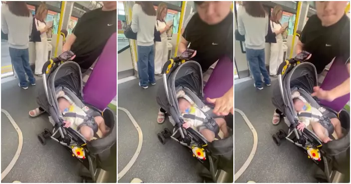 網傳影片女嬰輕鐵內遭人拍打大哭  警主動調查拘19歲涉虐兒舅父