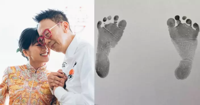 鄭丹瑞正式升呢做公公！晒孫女可愛「腳印仔」報喜
