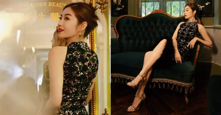 陳自瑤晒旗袍靚相賀元宵佳節 網民大讚：天生麗質真系一D都無錯