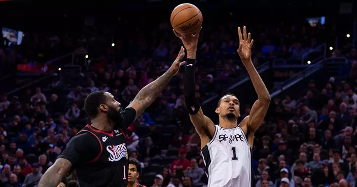 NBA馬刺大勝76人 Dylan Harper攻入22分助球隊反彈