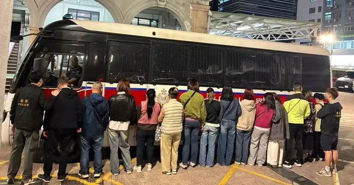 警方旺角搗破非法賭檔 拘15名男女包括男負責人