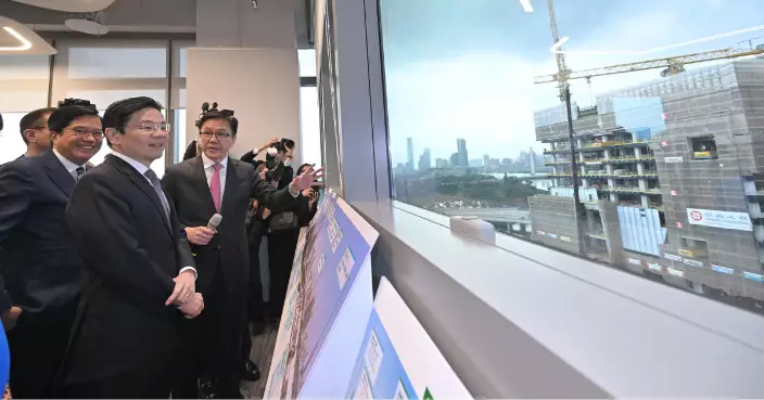 新加坡總理黃循財訪北都及河套香港園區 陳國基稱促進港新兩地交流