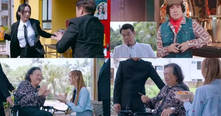 臥底嬌娃｜白彪Betty假髮＋腰果紋圍巾演回本尊年青版造型 大AL演「任性諸事失智老人」可愛到極