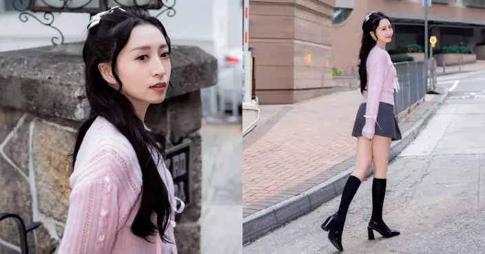 龔嘉欣短裙Look晒美腿 網民睇到心心眼：好靚嘅少女