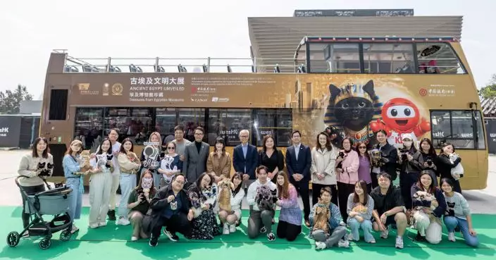 香港故宮聯手九巴推「九巴法老貓號」為期一個月　10架主題巴士遊走西九旅遊線兼送500張特展門票