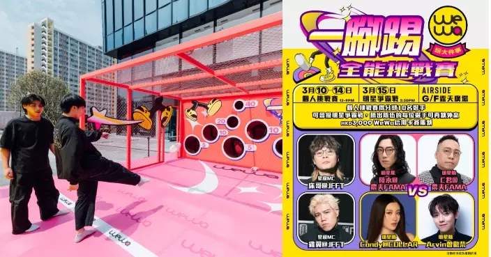 首辦全港「一腳踢全能挑戰賽」 首十名選手可跟王家晴曾傲棐農夫組隊大鬥腳法