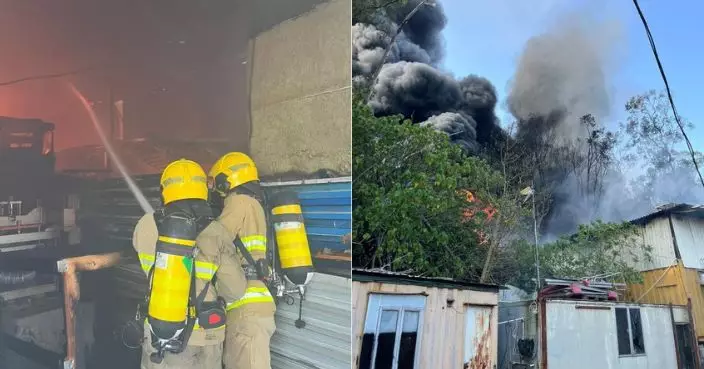 新界兩貨倉火警皆無人傷