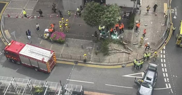 九龍灣私家車剷上行人路 至少9人受傷