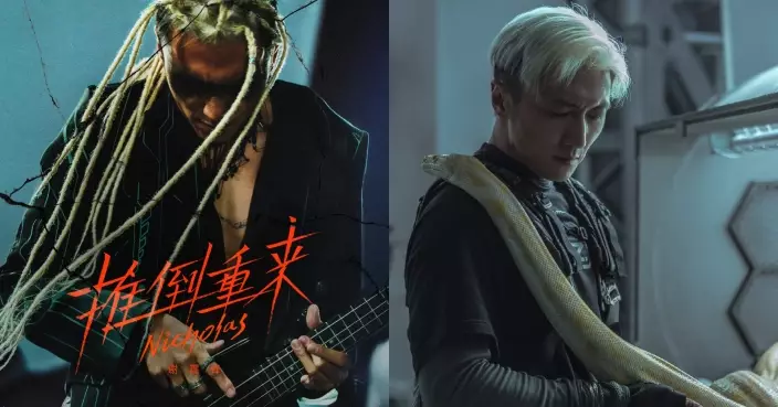 謝霆鋒任新歌MV總導演 親身上陣玩白蟒蛇纏身