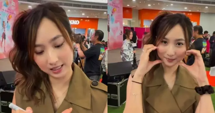 鍾柔美被指呼喝經理人 簽名互動疑不耐煩 網民：態度好串