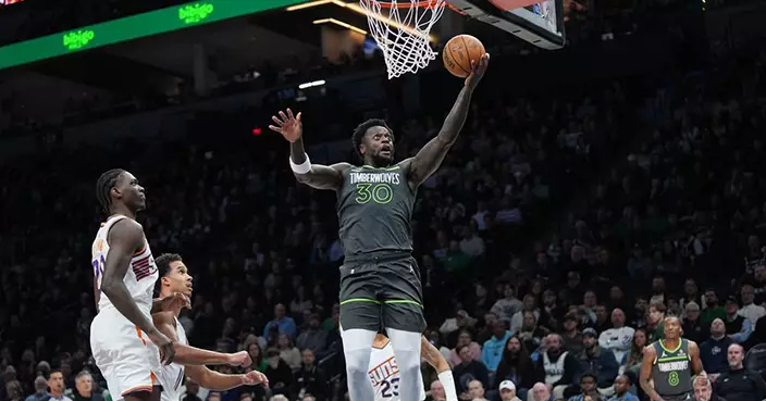 Anthony Edwards缺陣 Julius Randle轟32分助木狼挫太陽