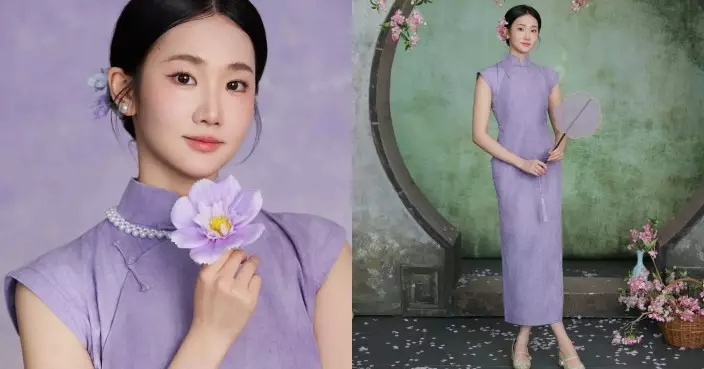 港姐袁文靜旗袍Look仙氣大爆發 網民大讚人比花嬌