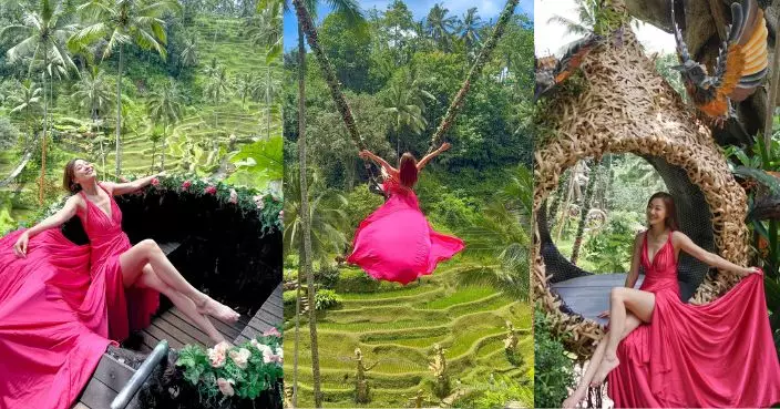 朱智賢峇里度假晒美胸長腿 超低V連身裙派福利獲封世一