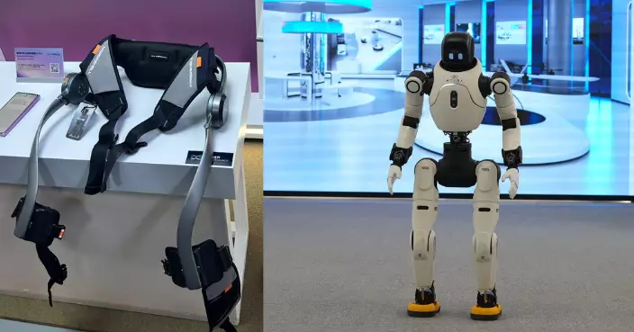 381企業將黑科技帶進日常 外骨骼援港救災 港媒到南京AI生態街區參訪