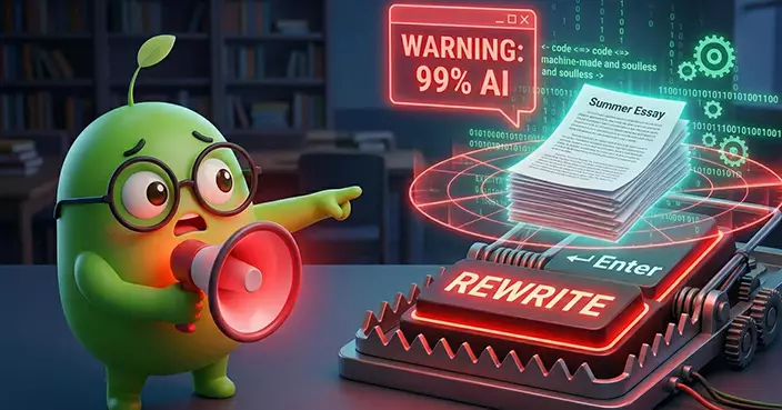 【AI 小息 🧃】「幫我 Rewrite」原來係危險？3 個中學生最易踩中嘅 AI 洗稿陷阱！🚨