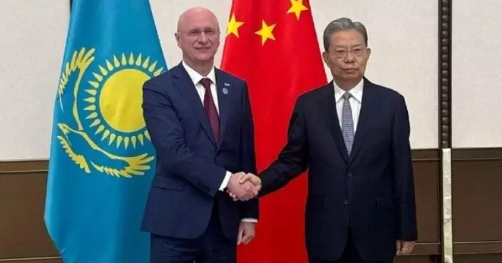 趙樂際博鰲分別會見阿塞拜疆國民會議主席及哈薩克第一副總理