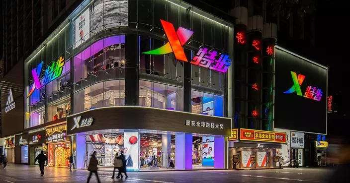 特步國際主品牌季度報中單位數按年增長