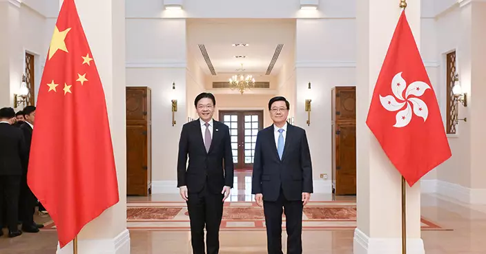 李家超晤新加坡總理黃循財 冀搭建對話及合作橋樑實現雙贏