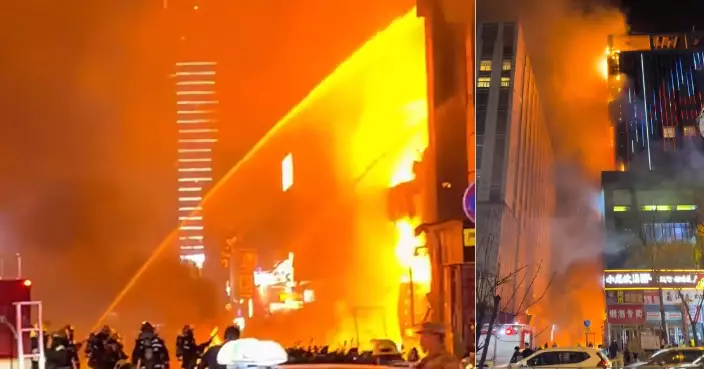 山西太原商圈大樓發生火警 造成至少1人死25人傷