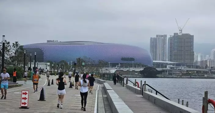 啟德體育園「啟德飛步跑」逾4300人參與  有跑手指趣味性高沿途可欣賞風景