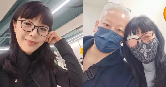 陳芷菁淚管閉塞兩個月捱兩刀 老公貼身照顧成最強後盾