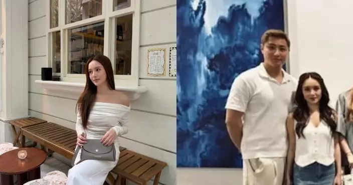 鄺潔楹與富貴男友同遊藝術展 戀情穩定愈見高調