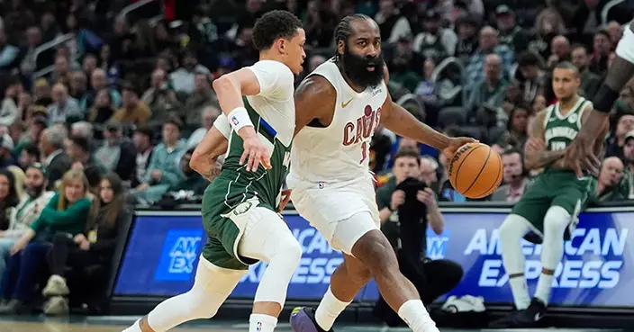 NBA騎士挫公鹿 Evan Mobley與James Harden各攻入27分