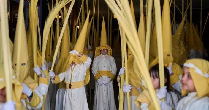 西班牙聖周巡遊揭幕 安東尼奧班德拉斯現身家鄉馬拉加