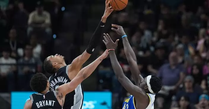 馬刺大勝溜馬 文班亞馬貢獻20分助球隊取勝