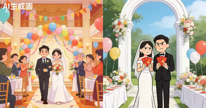 新娘不滿同事只封800蚊人情 稱「倒貼請食飯」不如不來　網民：人情是心意