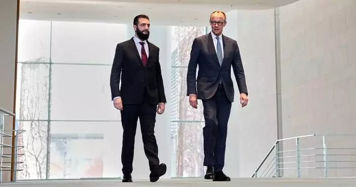 德總理默茨晤敍利亞總統沙拉 倡敘國難民回國重建