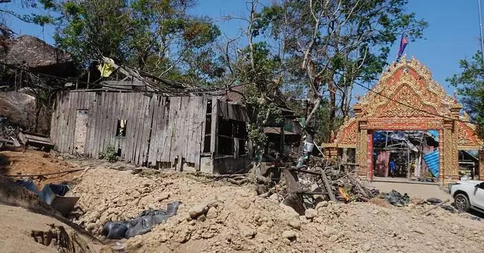 柬泰邊境柏威夏寺遭戰火蹂躪 逾千年古蹟面臨倒塌危機