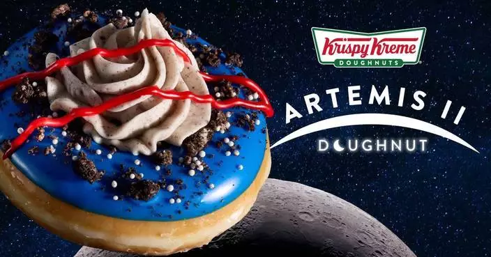 Krispy Kreme推雅典娜二號冬甩 慶祝NASA載人深空任務