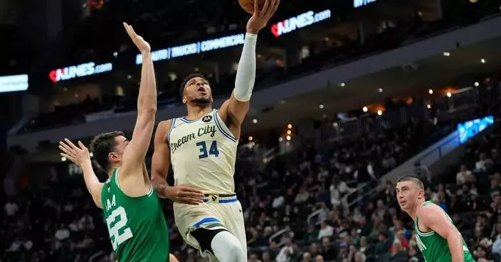 NBA塞爾特人輕取公鹿 Antetokounmpo復出無力回天