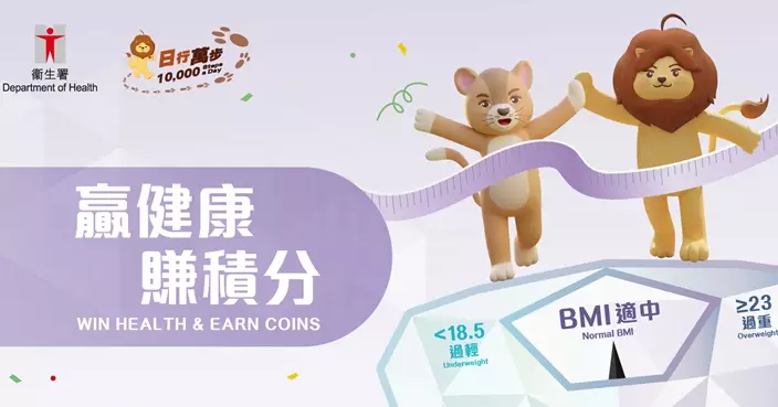 日行一萬步 實踐活躍生活   助你管理體重