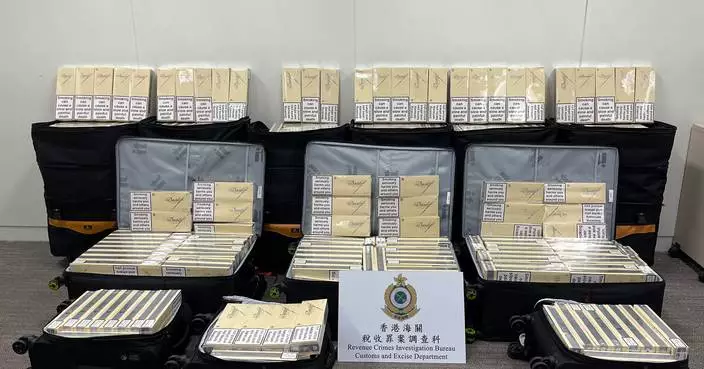 海關搗破航空客走私香煙跨國犯罪集團 拘30人檢市值4900萬元私煙