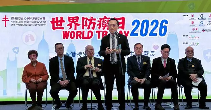 林文健：10年間肺結核個案呈下降趨勢 惟發病率仍較其他先進經濟體高