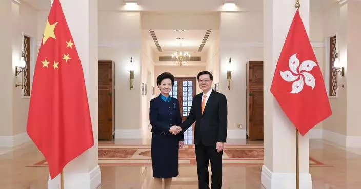 李家超晤諶貽琴 稱「十五五」規劃成特區規劃家庭及婦女工作重要指引