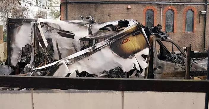 倫敦猶太慈善機構救護車遭縱火 警方拘捕兩男調查