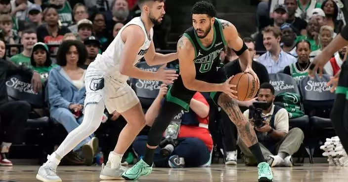 謝倫布朗轟30分 塞爾特人末節反撲挫灰熊