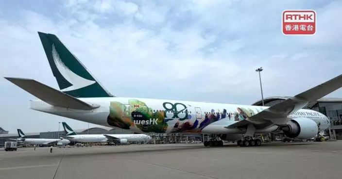 國泰與西九文化區合作推出藝術塗裝客機「香港精神號」