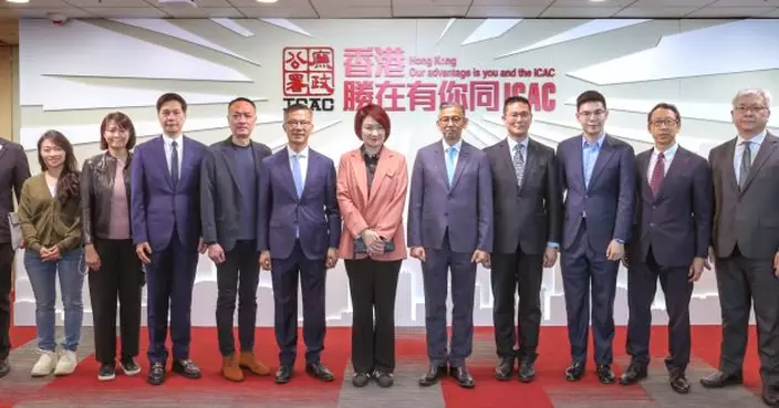 立法會議員訪廉署總部　胡英明冀共同努力從根源改變樓宇管理生態