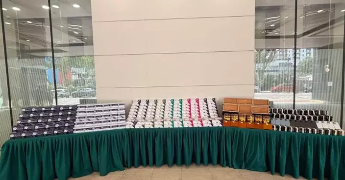 海關於內河船檢獲懷疑走私貨物　市值約7千萬元