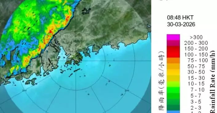 強雷雨區料未來一兩小時開始影響本港　或有強烈狂風雷暴猛烈陣風