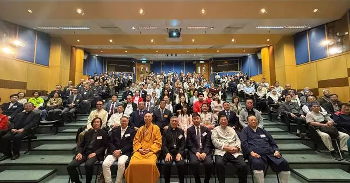 六宗教領袖新春團拜 寬運法師盼安頓人心 周守仁樞機祈求戰亂平息