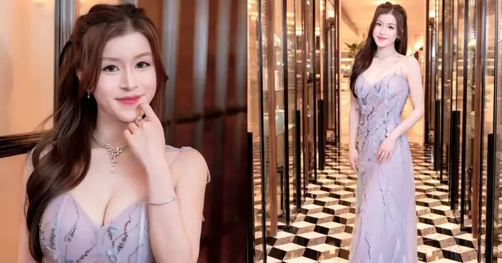 陳詠詩低胸晚裝出席慈善晚宴 港姐冠軍晒甜美笑容吸Like