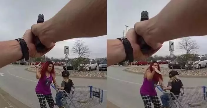 超市外持菜刀挾持3歲男童 美國女與警方對峙遭當場擊斃 疑涉多項刑事紀錄